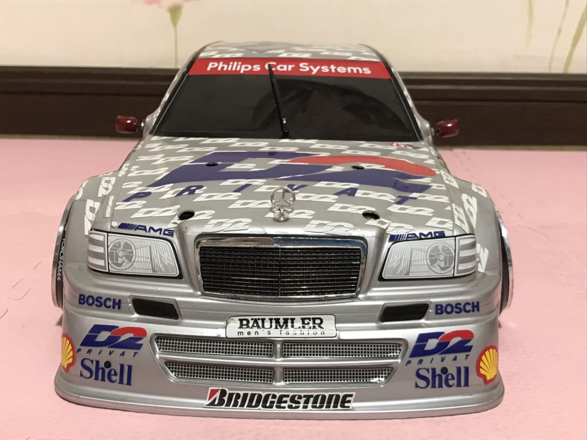 送料無料 1/10 メルセデスベンツ Cクラス DTM D2 レーシングカー