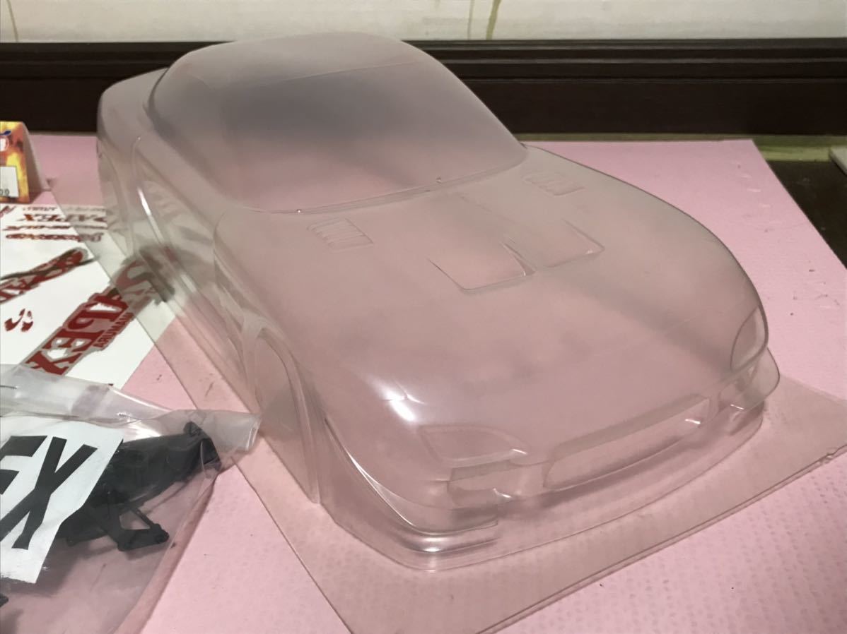 送料無料 1/10 マツダ RX-7 FD3S アペックス 未塗装 ドリフト ラジコン