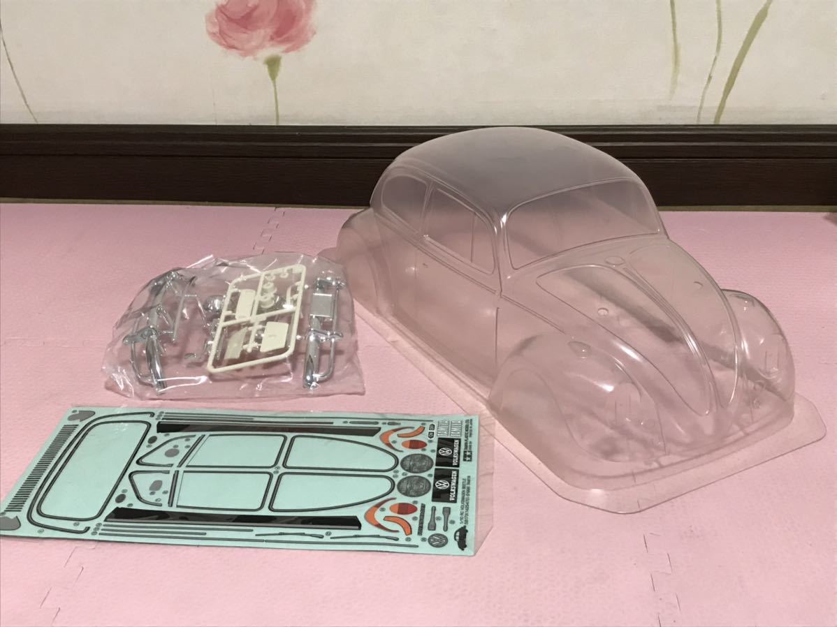 送料無料 1/10 フォルクスワーゲン ビートル 未塗装 ラジコンボディ