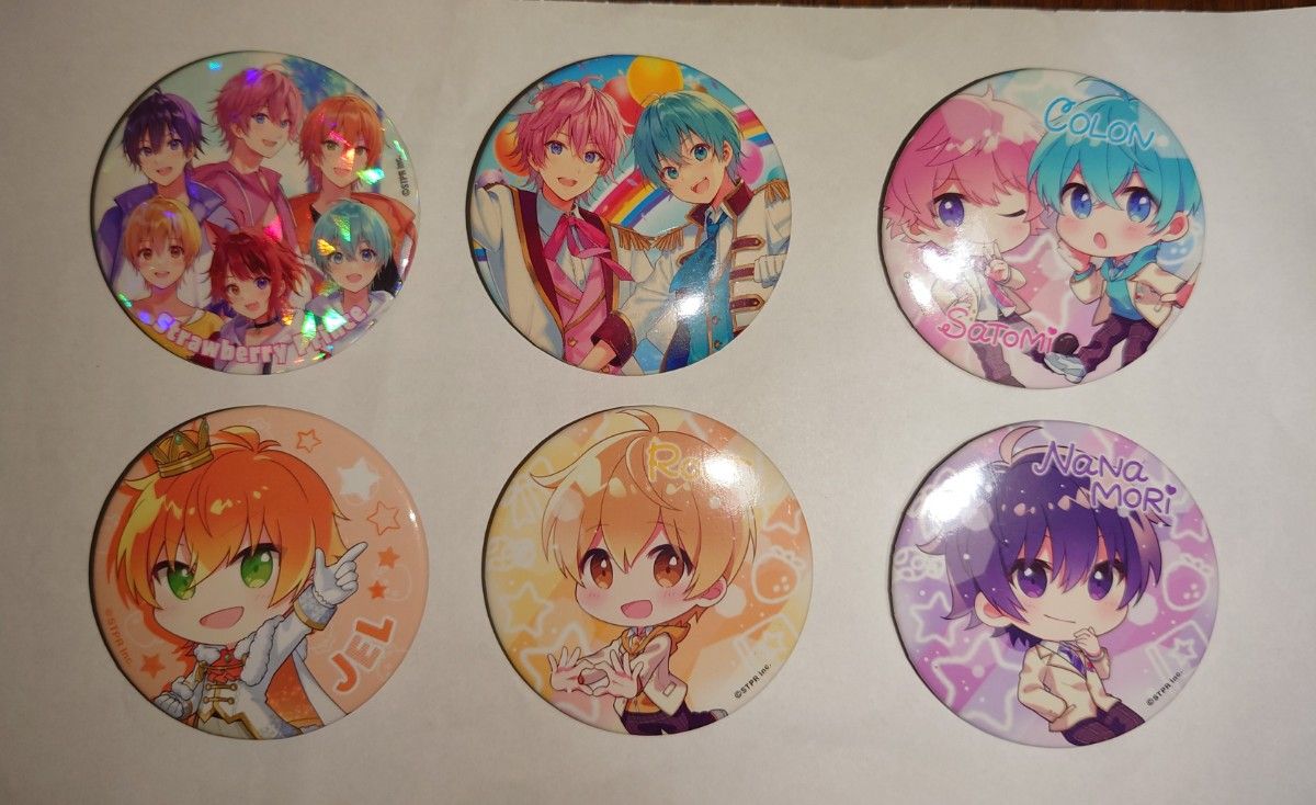 すとぷり ジェル さとみ 莉犬 ころん るぅと 缶バッジ ペンライト