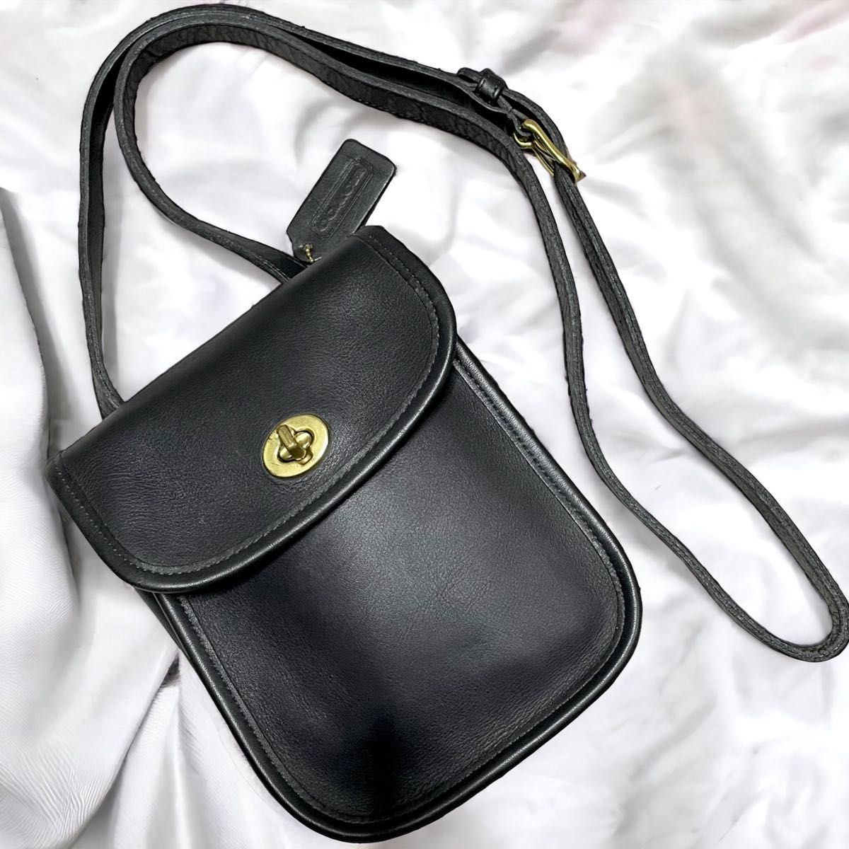 COACH オールドコーチ ショルダーバッグ 9978 OLD ターンロック レザー