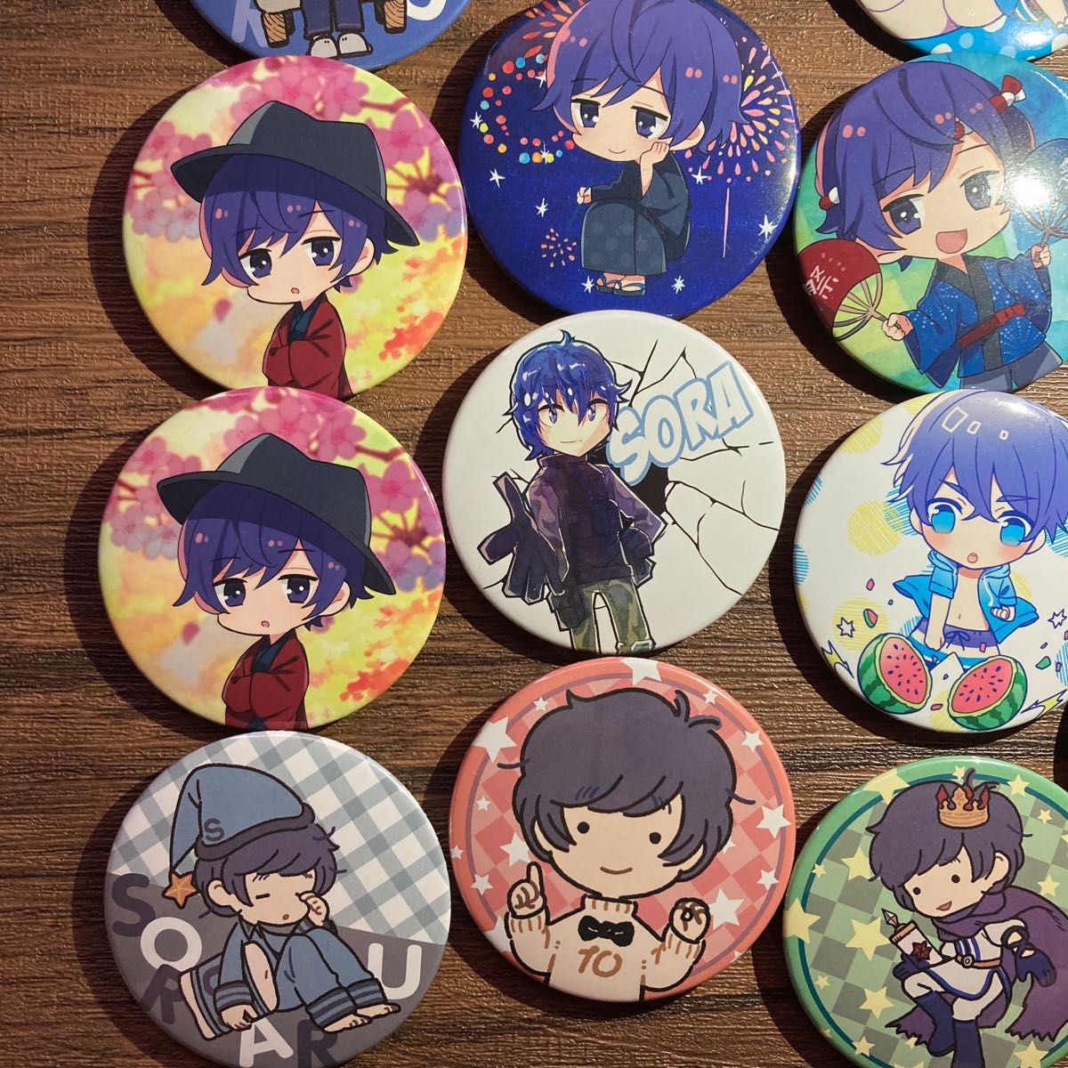 そらる バレンタイン 新年会 缶バッジ そらまふうらさか バレンタイン