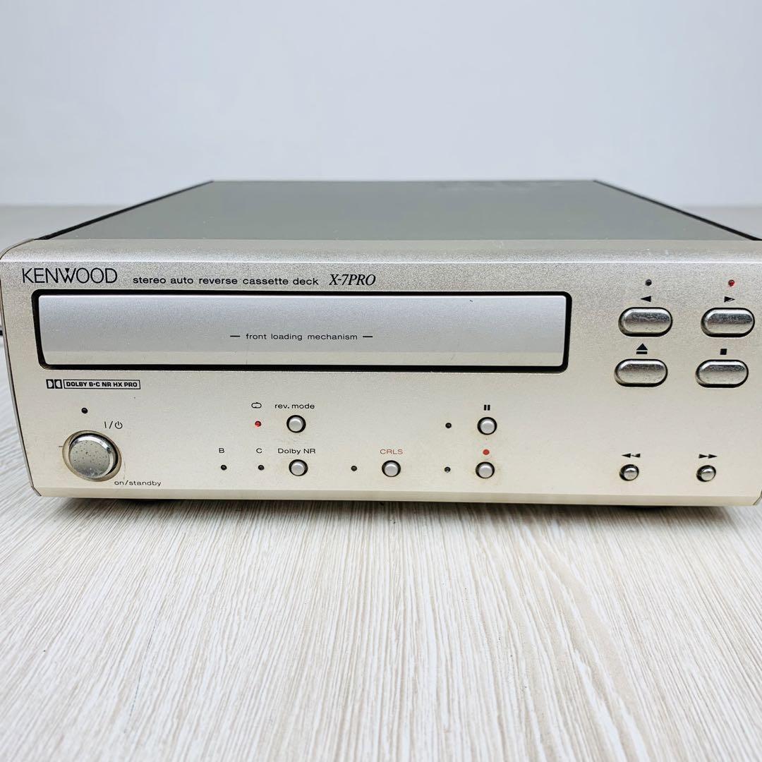 Yahoo!オークション - 完動品 KENWOOD カセットデッキ フロントローデ