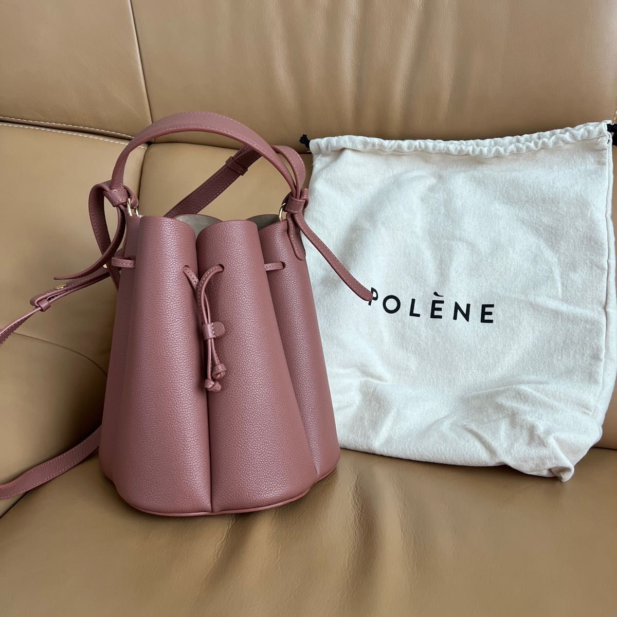 POLENE カヌレバッグ パウダー｜Yahoo!フリマ（旧PayPayフリマ）