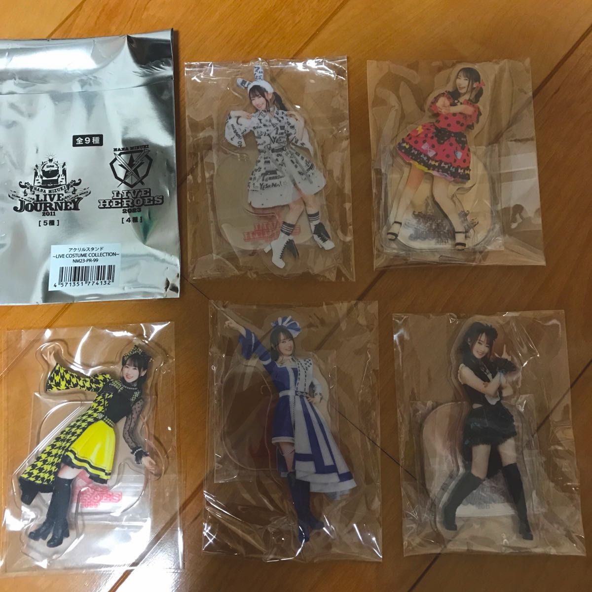 水樹奈々LIVE PARADEアクリルスタンド5点セット｜Yahoo!フリマ（旧