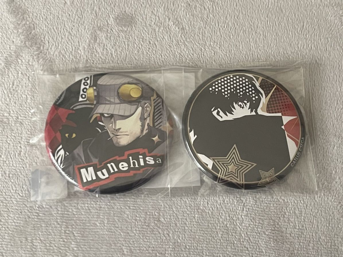 ペルソナ5 ザ・ロイヤル 楽天コレクション メタル風缶バッチ 主人公