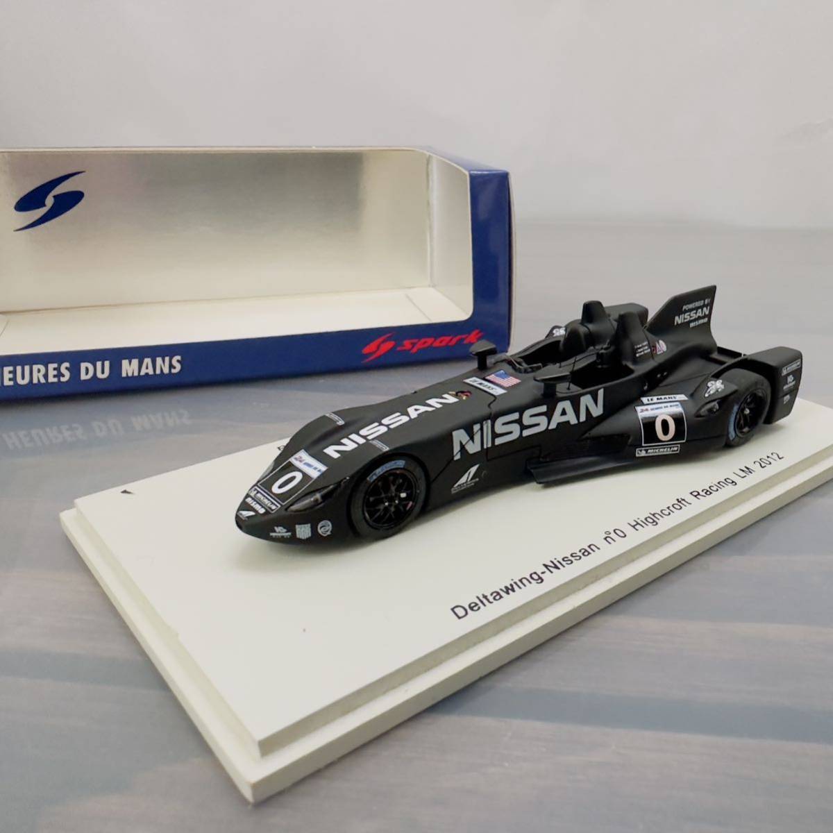 Spark 1/43 Nissan Delta Wing No.0 high black f tracing '2012 Le