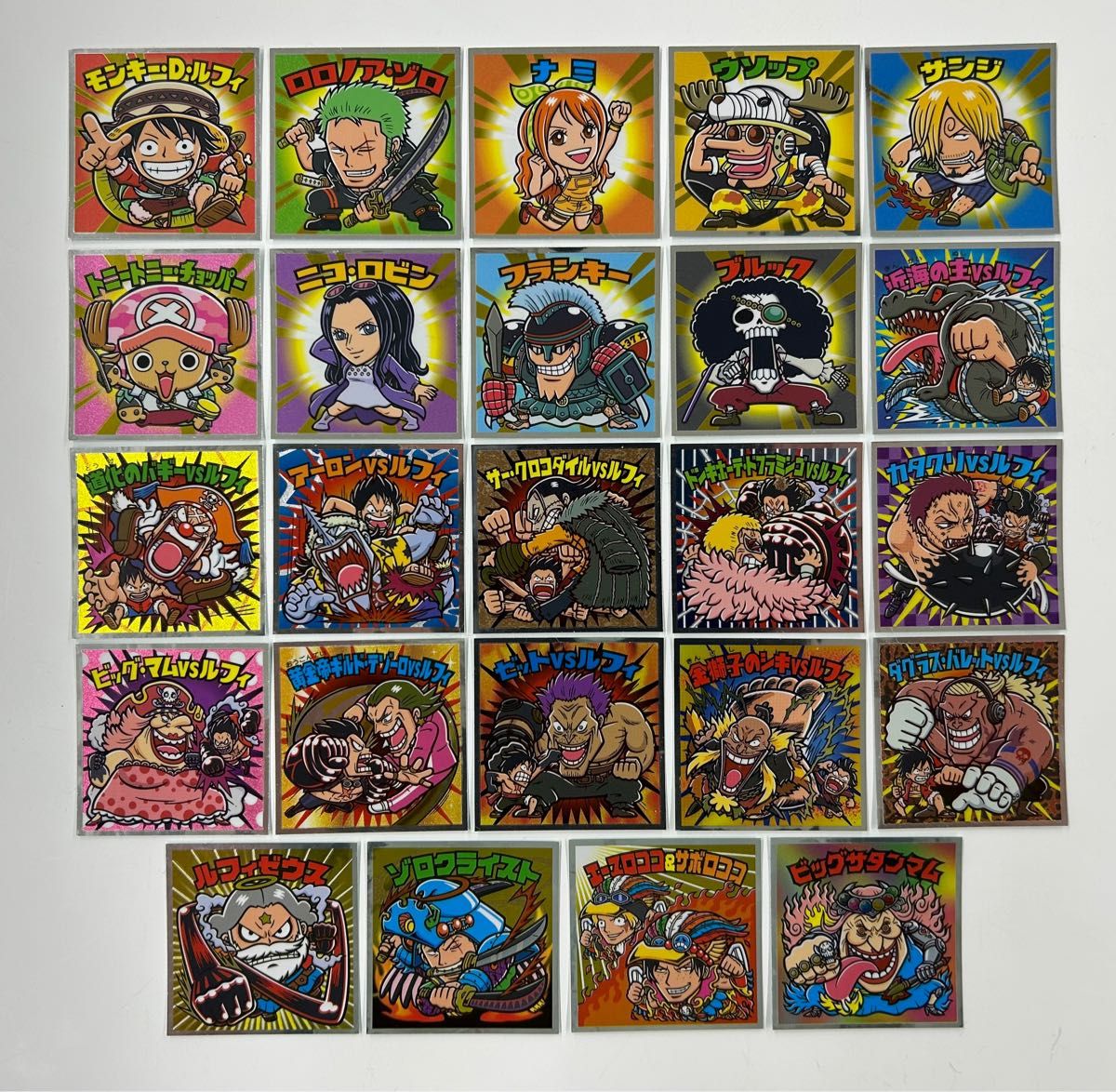 ワンピースマン 20周年記念シール ビックリマン フルコンプリート