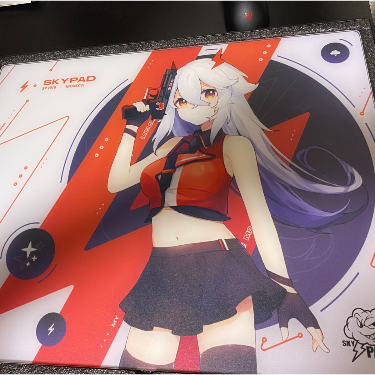 美品 SKYPAD 3 0 XL SORA スカイパッド ソラ ガラス マウスパッド 限定