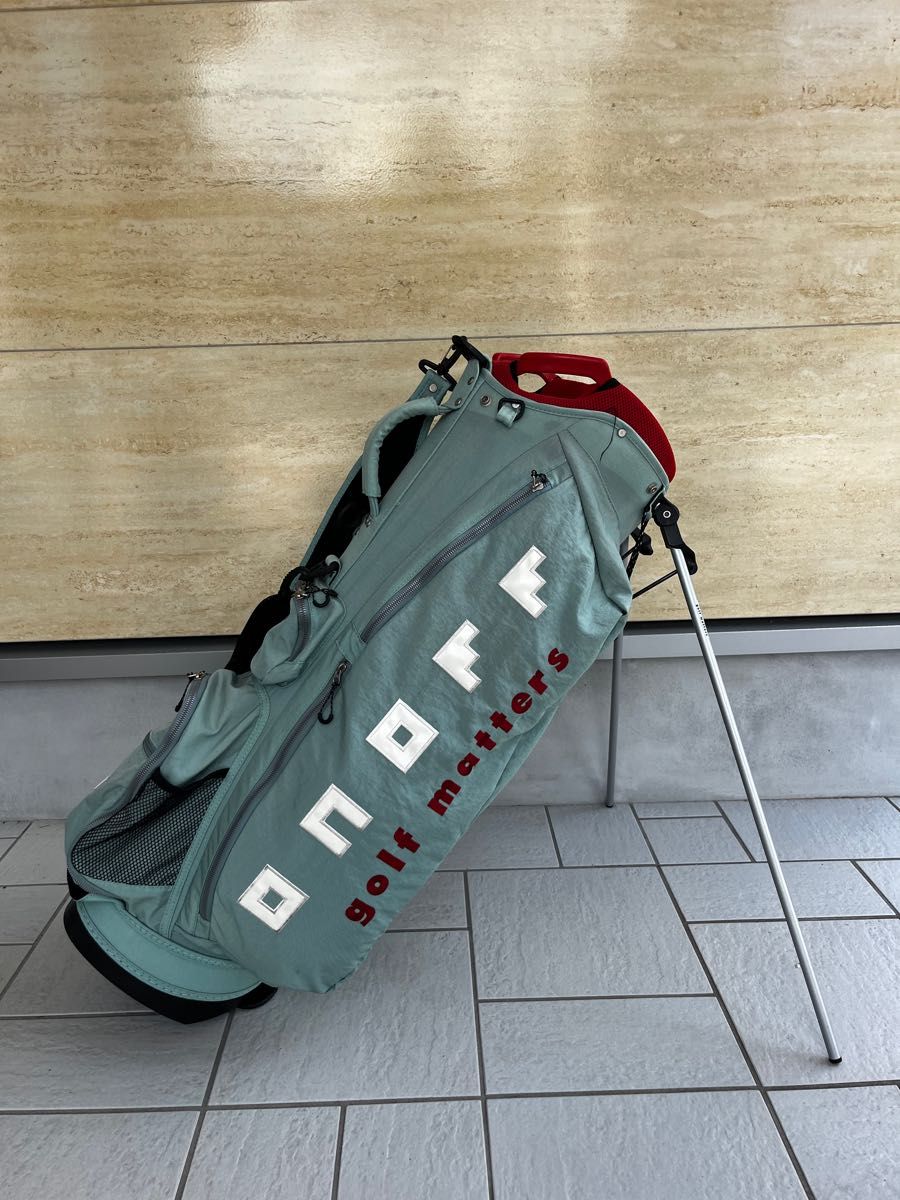 オノフ スタンドキャディバッグ 軽量 9型 2 5キロ サックスブルー 中古