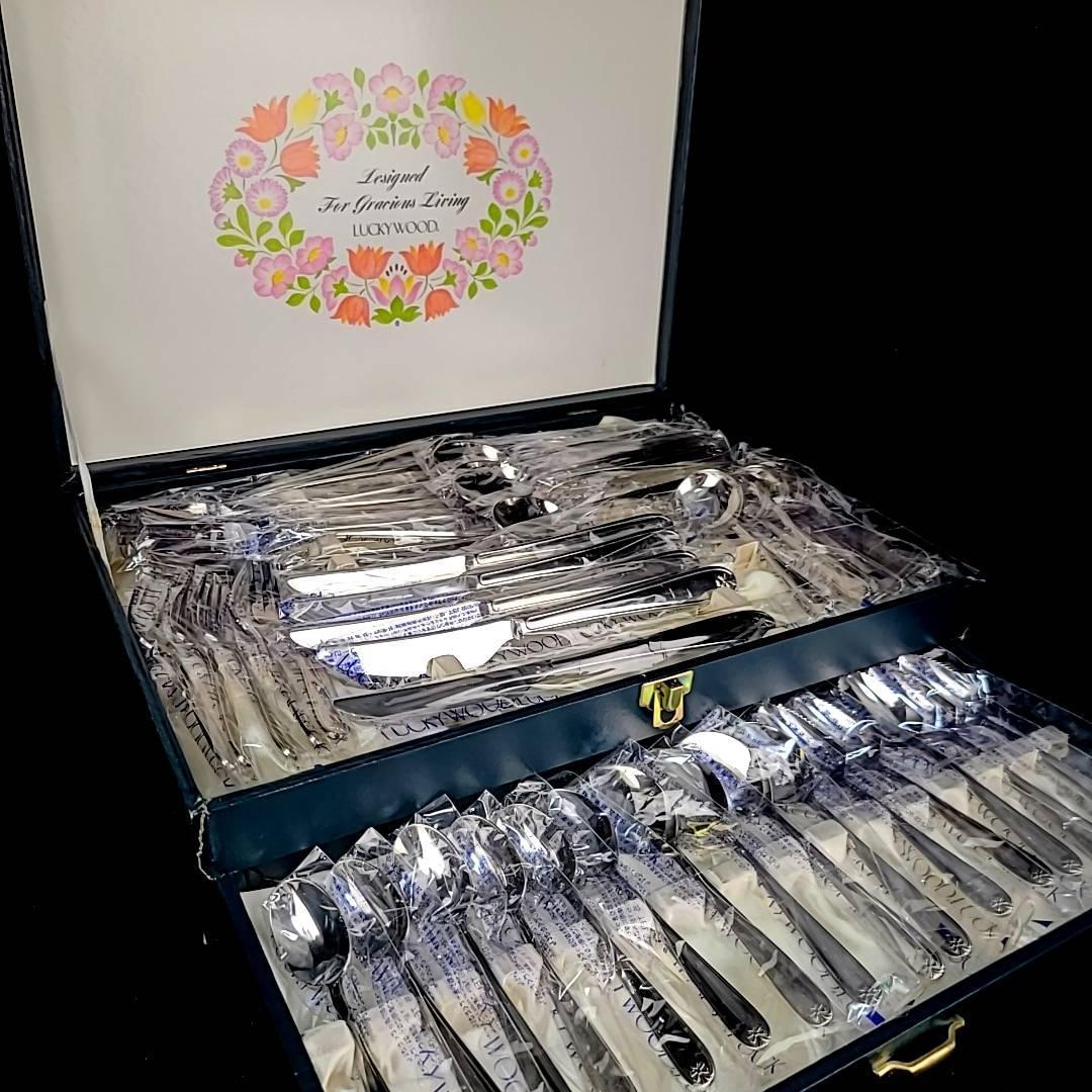 未使用 ラッキーウッド LUCKYWOOD マリエッタ ハート リボン