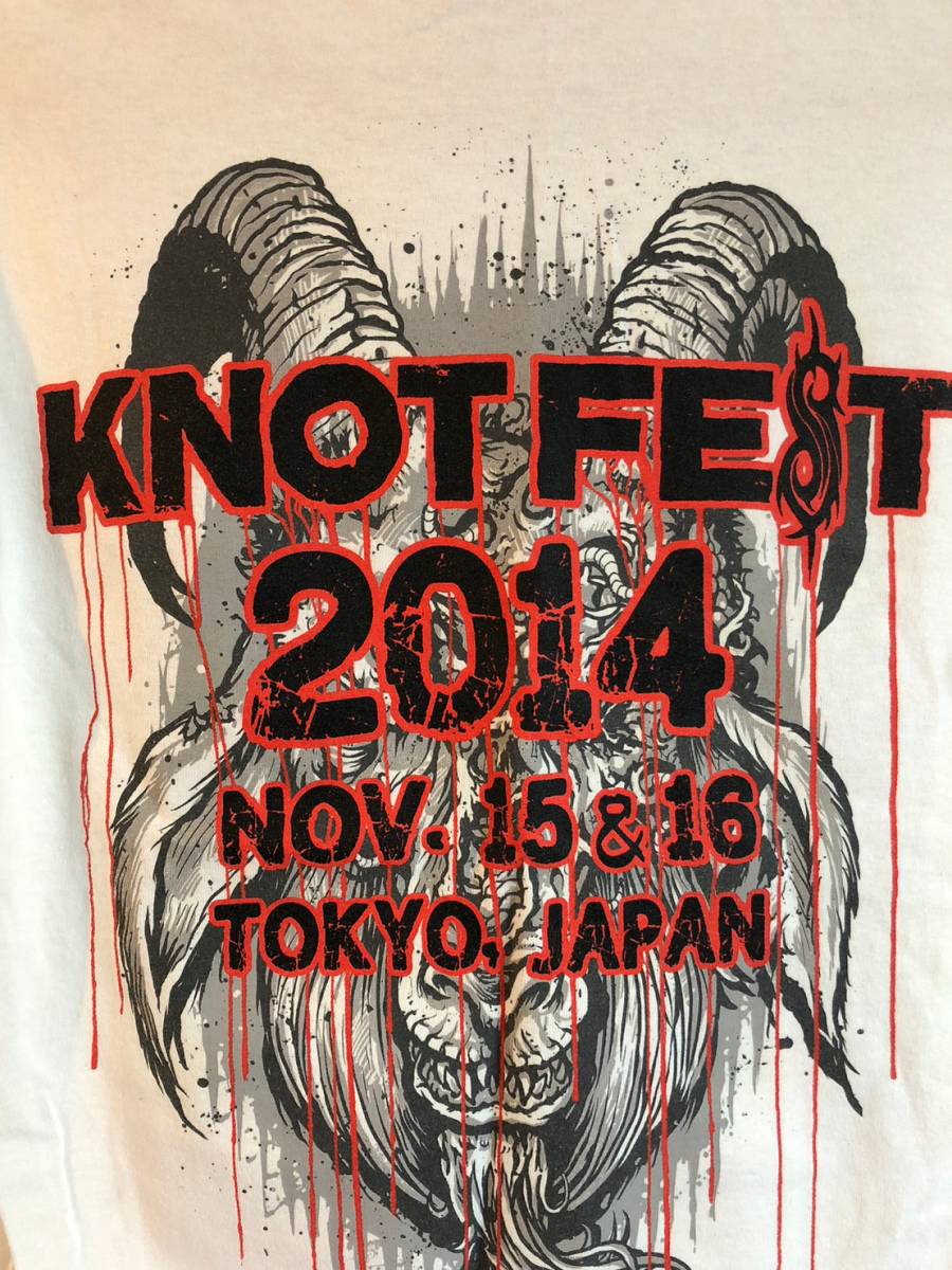 KNOTFEST JAPAN 2014 ノットフェス Tシャツ メタル バンド ロック