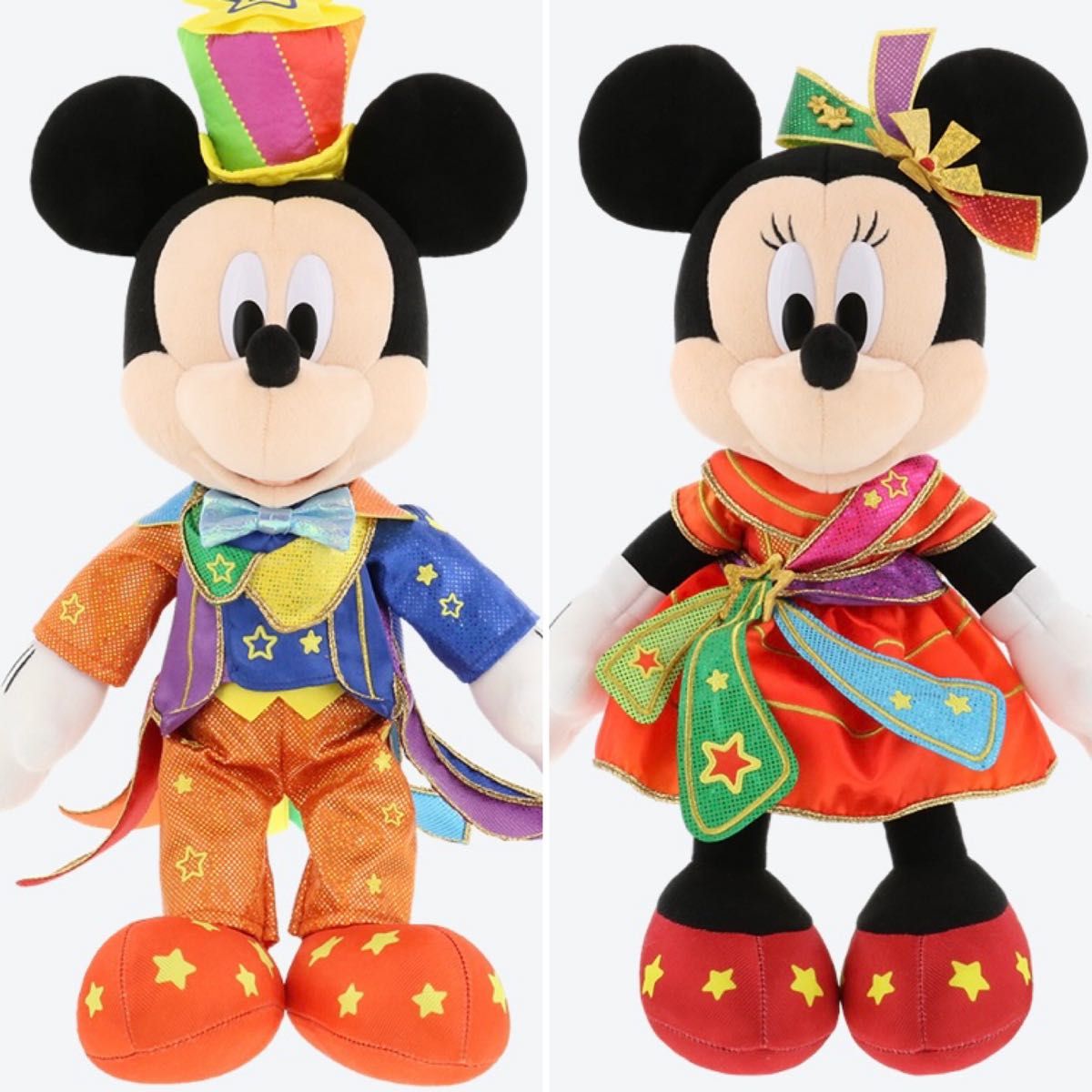 ハーモニーインカラー ぬいぐるみ ミッキー ミニー 40周年 ディズニー