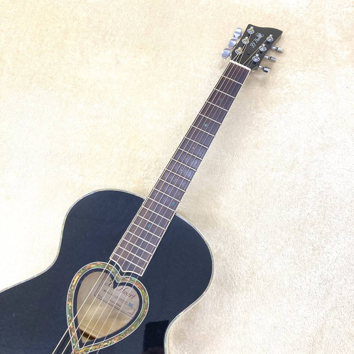 JJ Heart JJC-HRTKIT BK ジェイジェイハート アコースティックギター