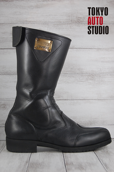美品NANKAIツーリングブーツ特攻ブーツ黒ライディングブーツ当時物
