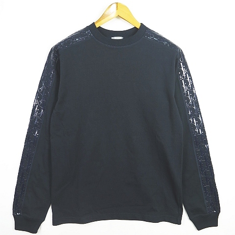 朝*裕様 ディオール スウェットシャツ サイドテープ オブリーク 黒