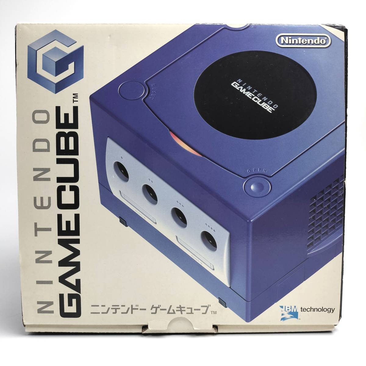 動作確認済み 箱説明書つき 送料無料 ゲームキューブ バイオレット