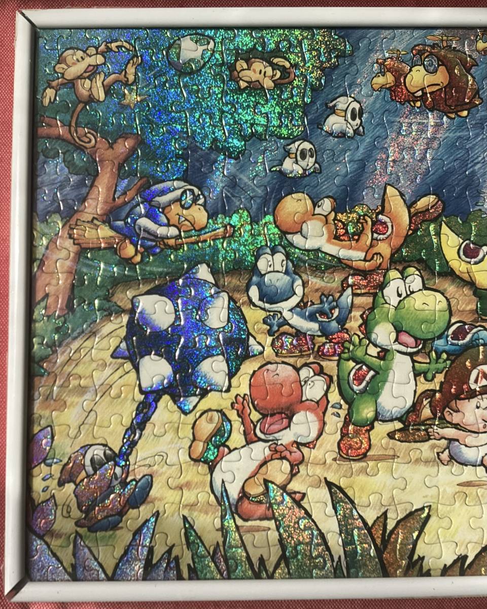 スーパーマリオ ヨッシーアイランド ジグソーパズル 完成品 レトロ