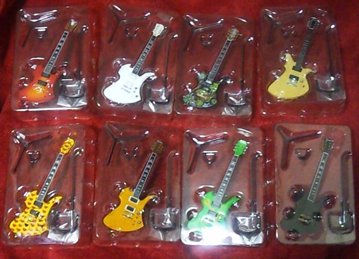 hide ギターコレクション シークレット入り全8種コンプ品 ヒデ XJAPAN