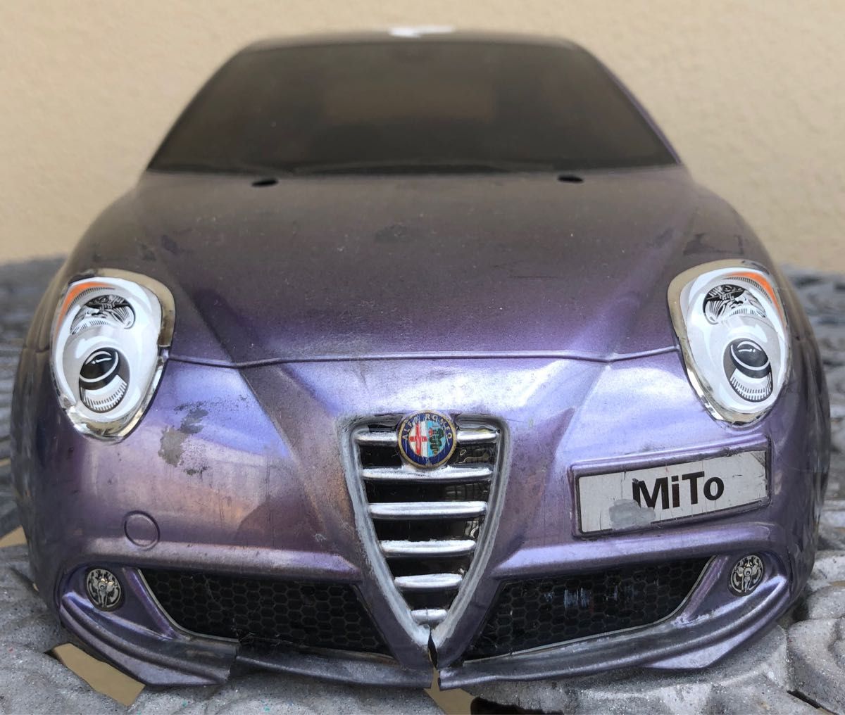 タミヤ 1/10電動RCカー用（Mシャーシ） ボディ アルファロメオ MiTo