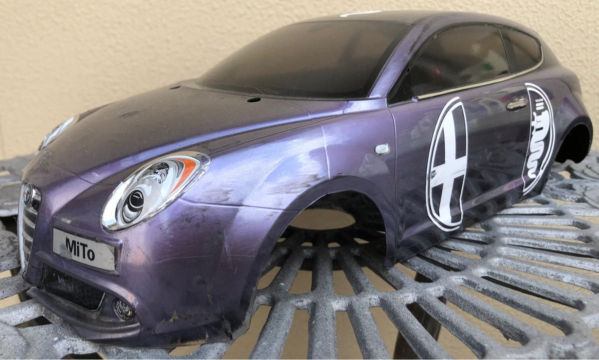 タミヤ 1/10電動RCカー用（Mシャーシ） ボディ アルファロメオ MiTo