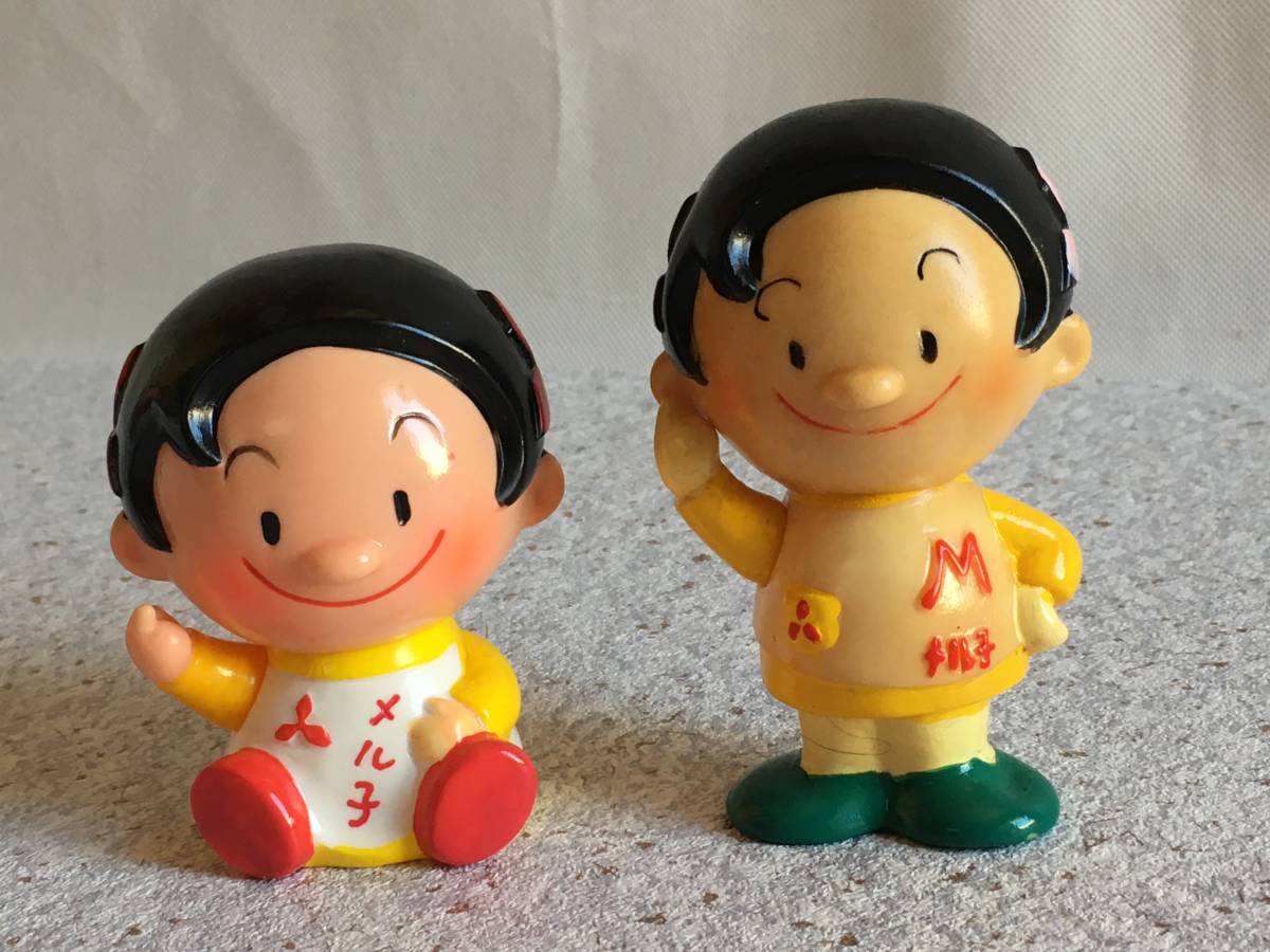 Yahoo!オークション - 企業物 三菱電機 メル子ちゃん ソフビ 貯金箱 2