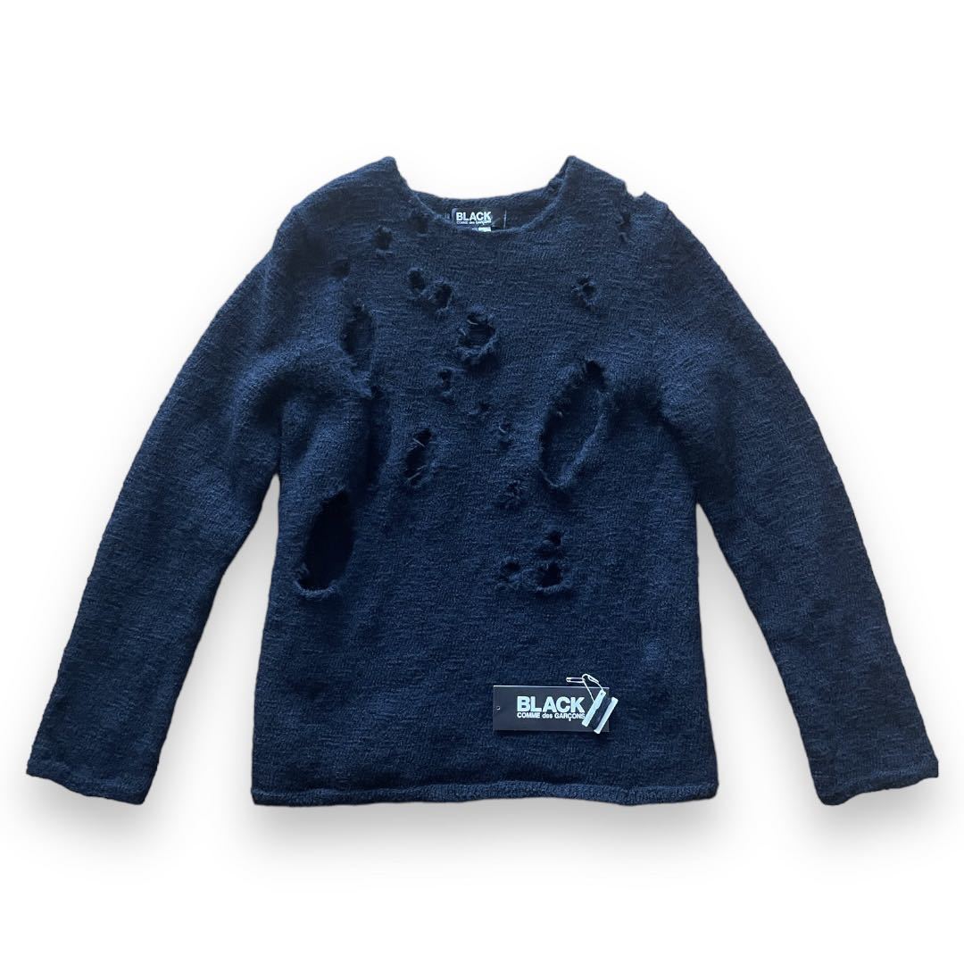 BLACK COMME des GARCONS 23AW 穴あき ニット 完売品｜Yahoo!フリマ