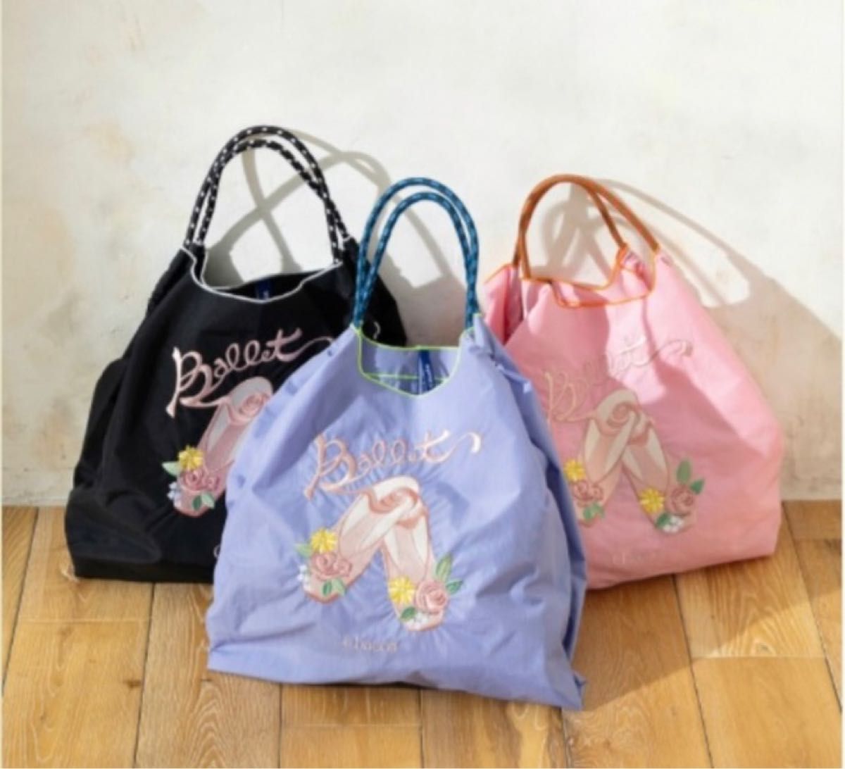 チャコット ボールアンドチェーン エコバッグ ローズ L 新品未使用