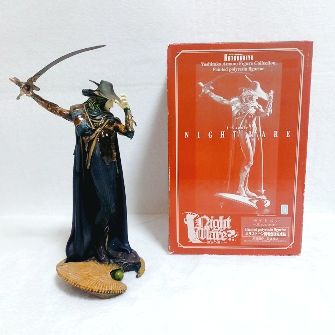 新品・未使用】竹谷隆之 原型 ナイトメア 黒衣の剣士 フィギュア