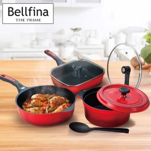 ベルフィーナ THE PRIME マルチパン 無水調理パンセット 角型セット