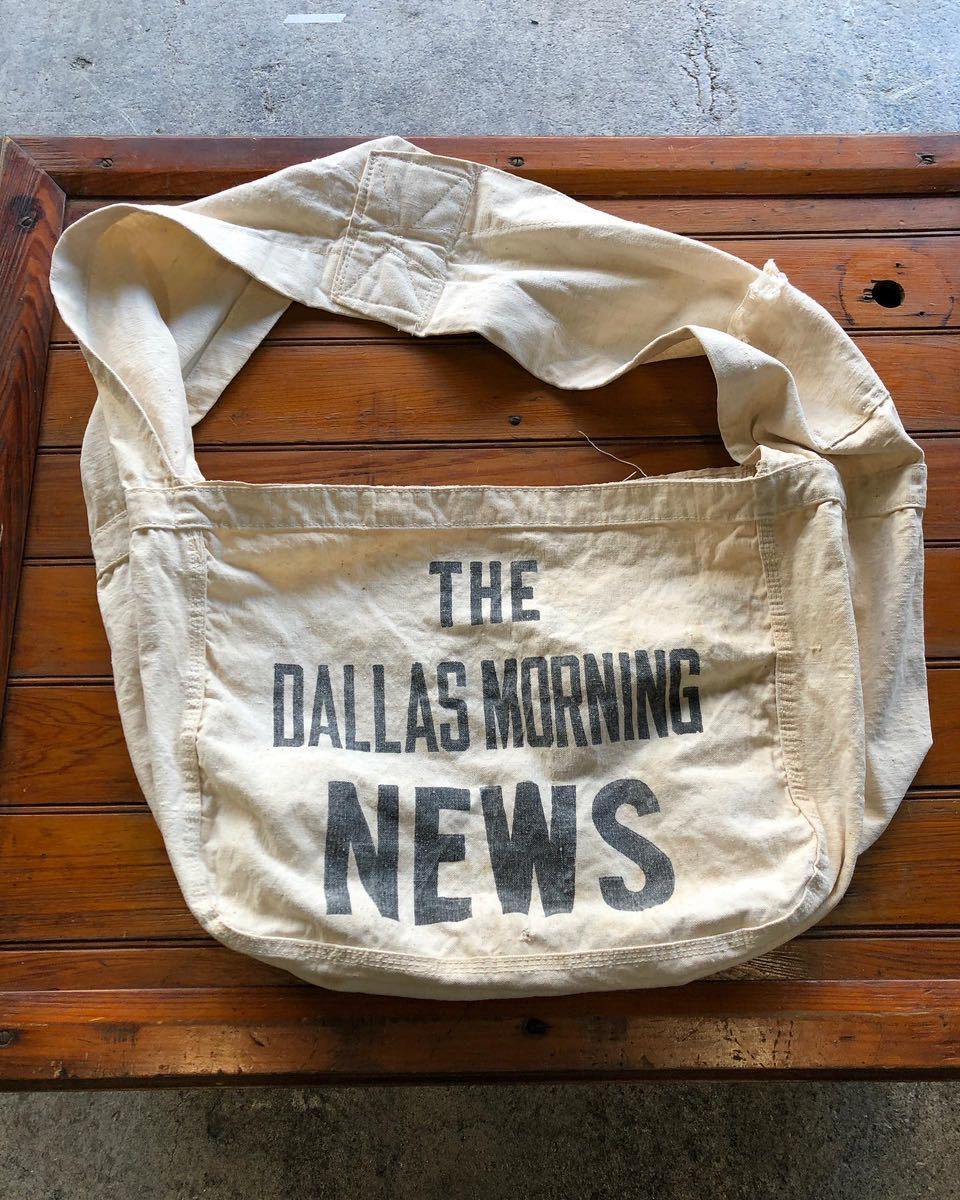 VINTAGE】ニュースペーパーバッグ bag 40s 50s 60sマガジンバッグ 店舗