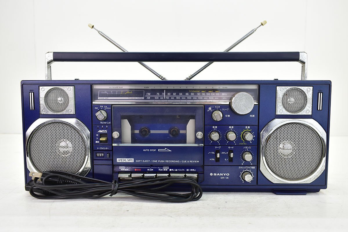 Yahoo!オークション - SANYO MR-V8 ラジカセ [サンヨー][ラジオカセッ