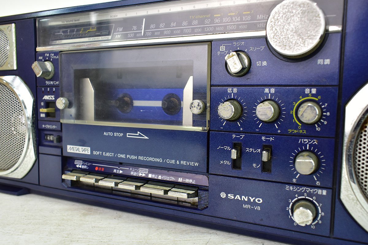 Yahoo!オークション - SANYO MR-V8 ラジカセ [サンヨー][ラジオカセッ