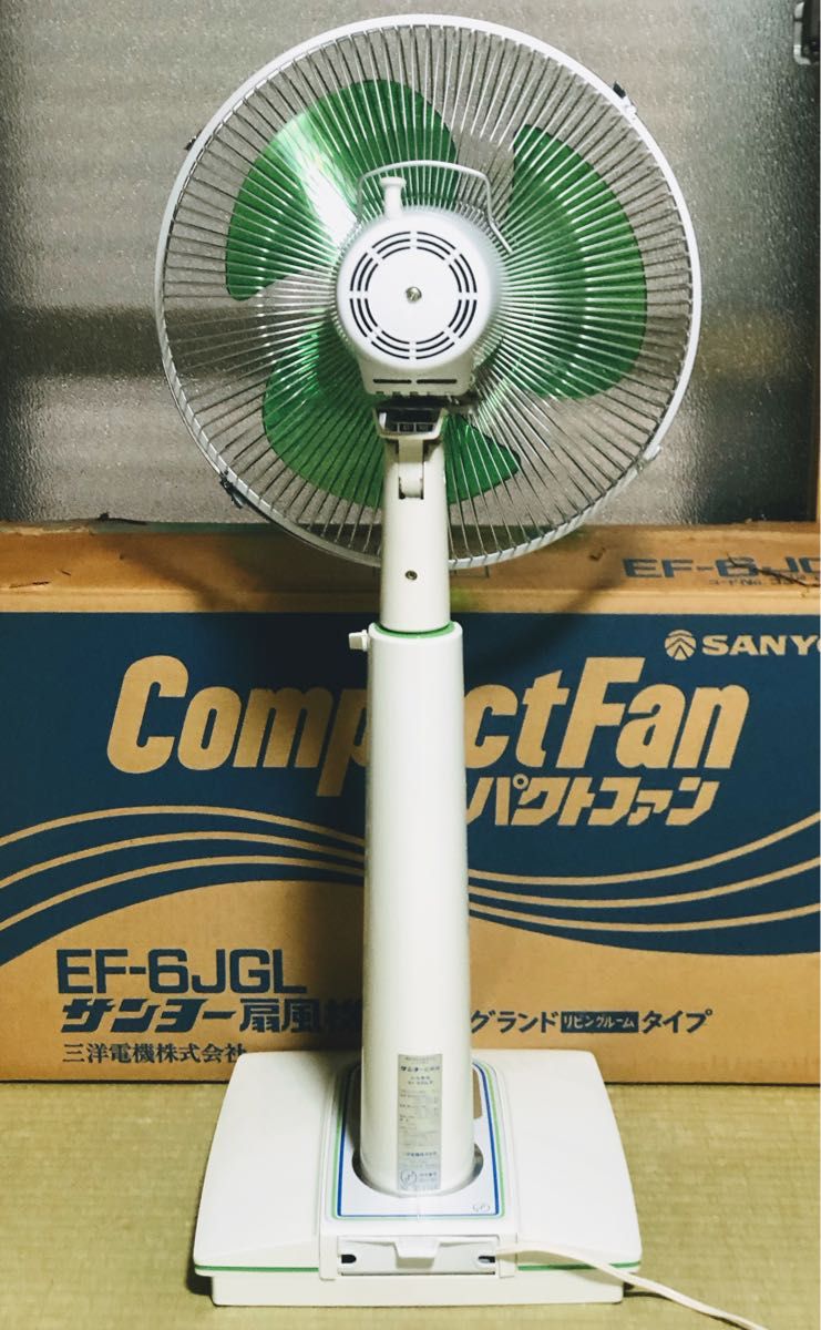 ☆【三洋電機が製造した扇風機「EF-6JEL型」】☆希少品 リコール対象外