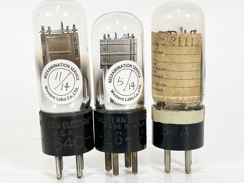 Yahoo!オークション - Western Electric 264A×2本 264C×1本 計3本 ジ