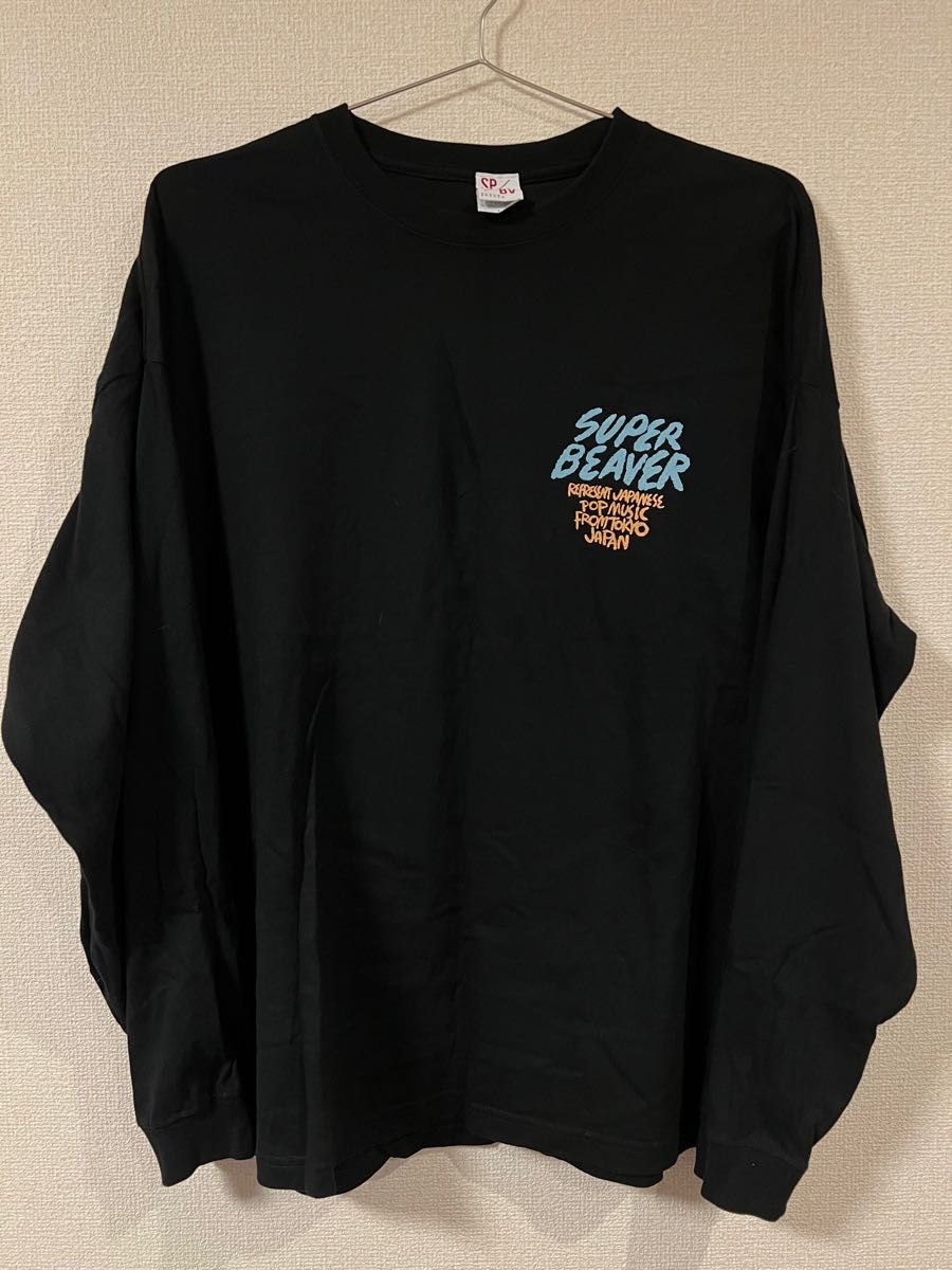 SUPER BEAVER ロンT 長袖 ブラック 黒 Lサイズ 美品｜Yahoo!フリマ（旧
