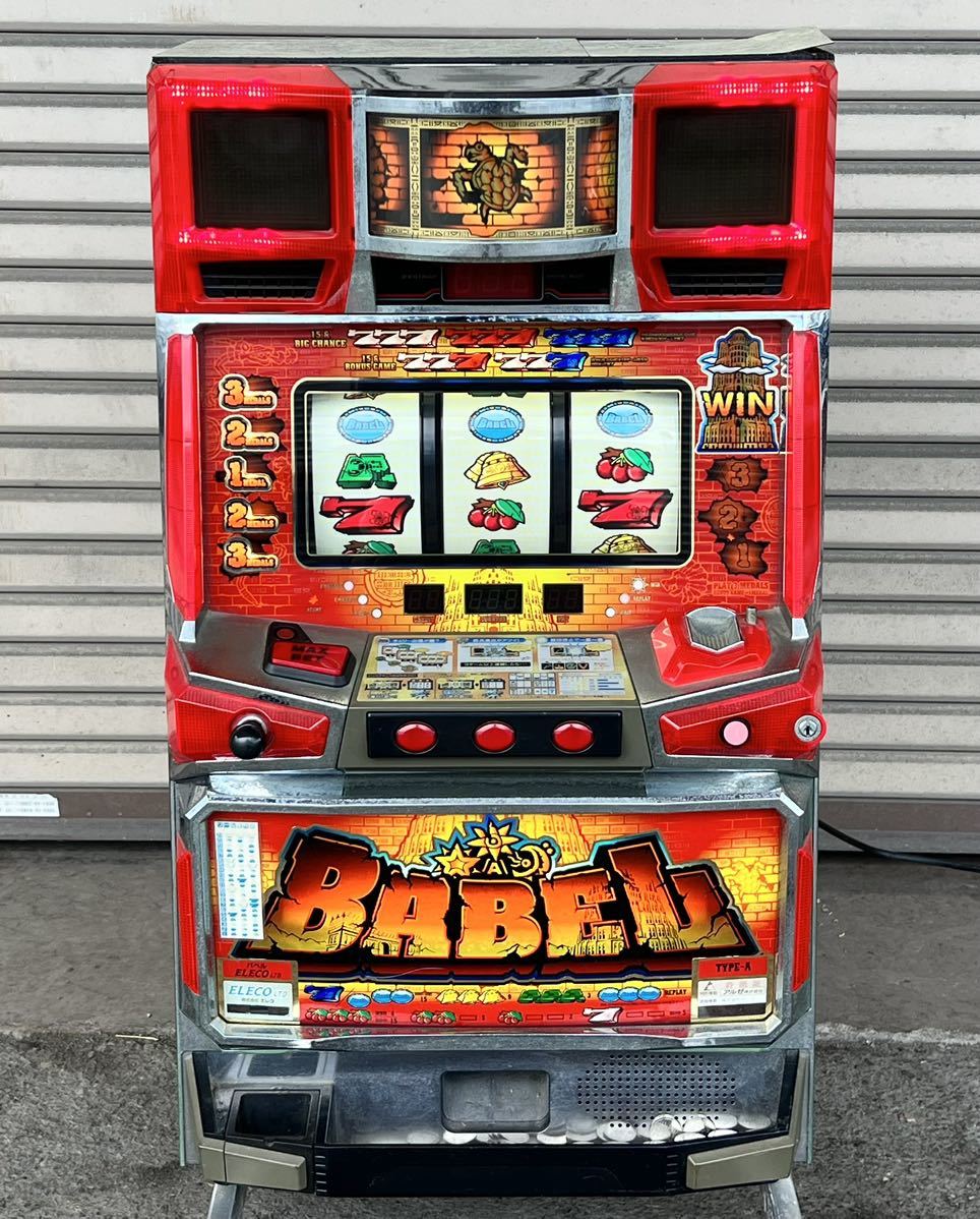 Yahoo!オークション - パチスロ 実機 BABEL バベル TYPE-A スロット ド