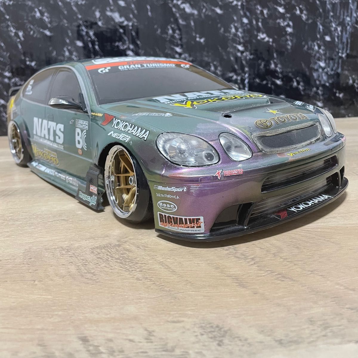 ヨコモ アリスト 16 1/10ラジコン ボディ ドリフト rc YD-2 完成品