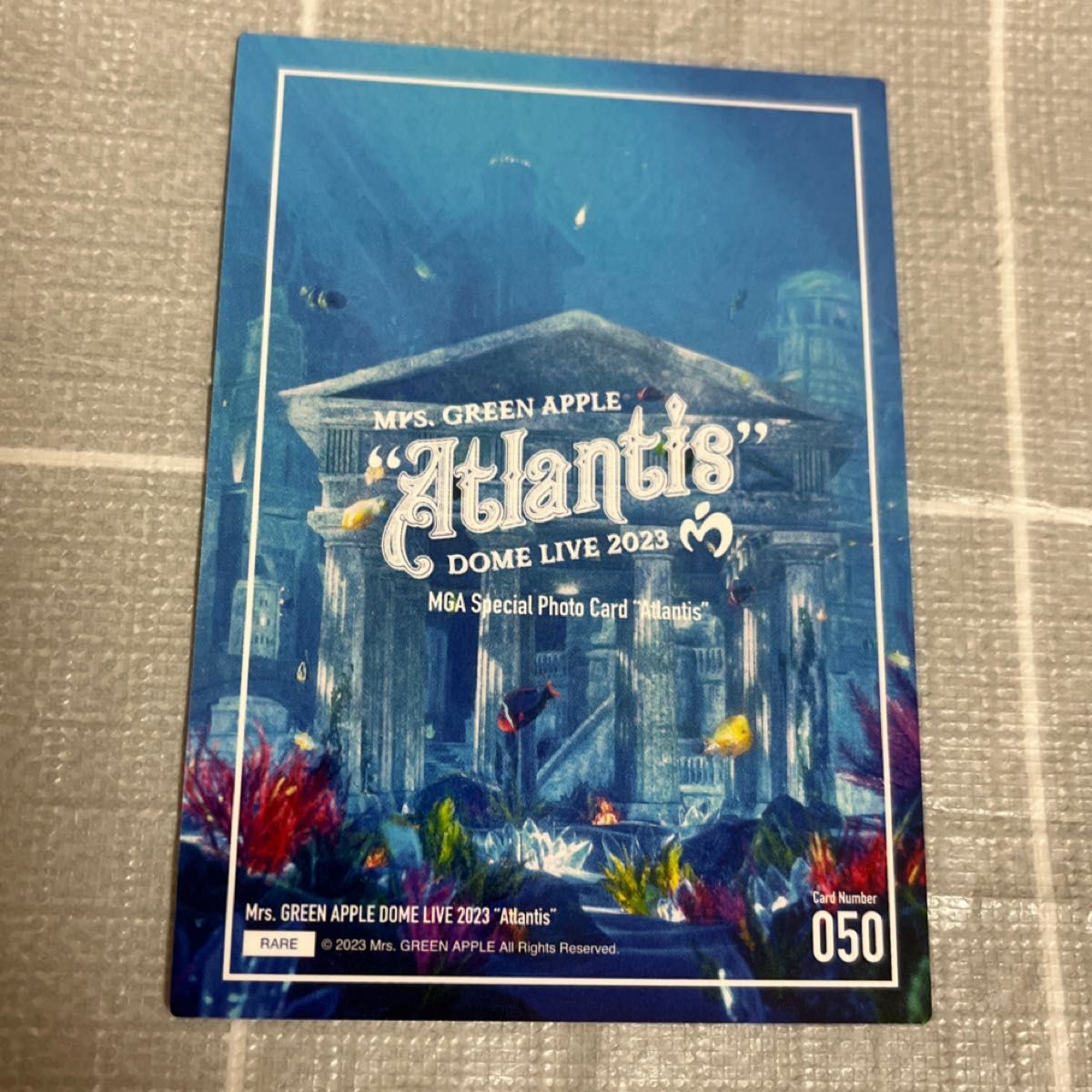 Mrs GREEN APPLE Atlantis 藤澤涼架 フォトカード レアカード No 050