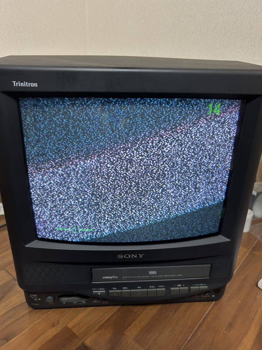 VHS再生動作良好】SONY トリニトロン テレビデオ KV-14VHT1 Yahoo