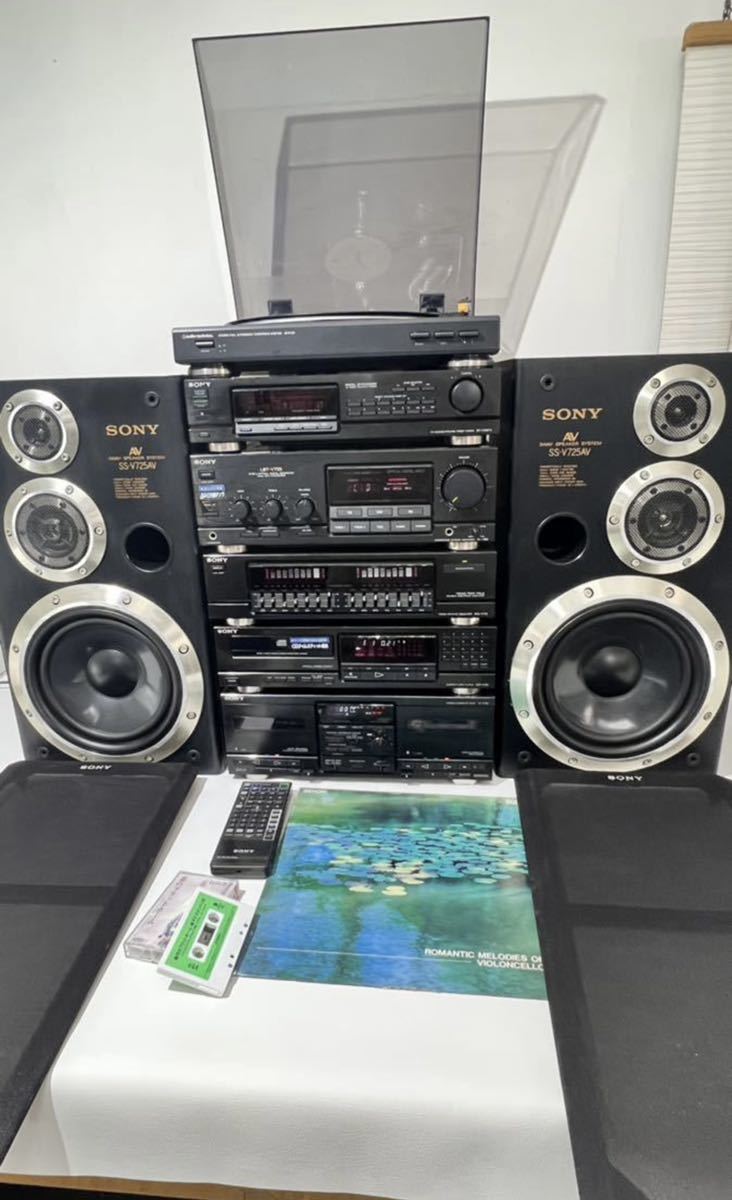 Yahoo!オークション - 内蔵BT付きSONY システムコンポ LBT-V725中古完