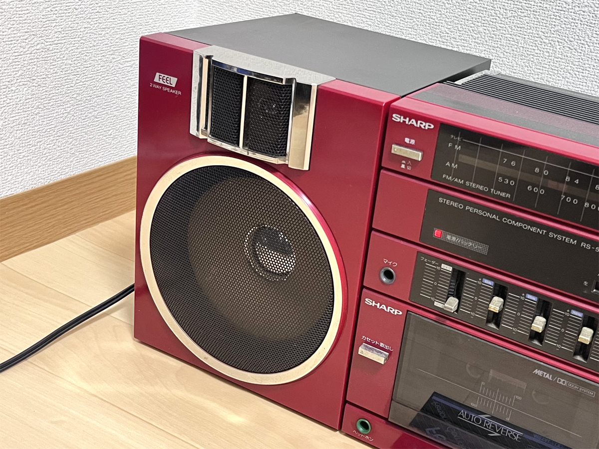 ラジオ・コンポ SHARP FEEL RS-5R ラジオ・コンポ SHARP FEEL RS-5R
