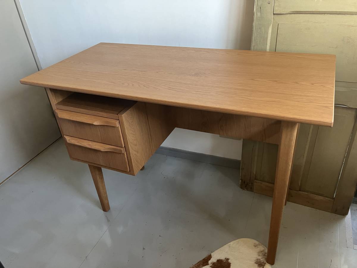 Yahoo!オークション - ウニコ TOVE トーヴ デスク オーク材 パソコンデ