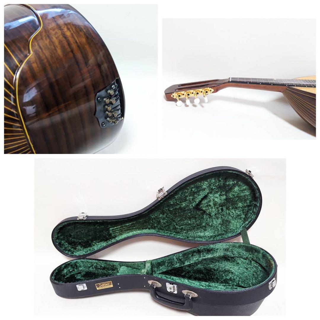 SUZUKI マンドリン M-60 美品 ハードケース付き 美品】SUZUKI M-60