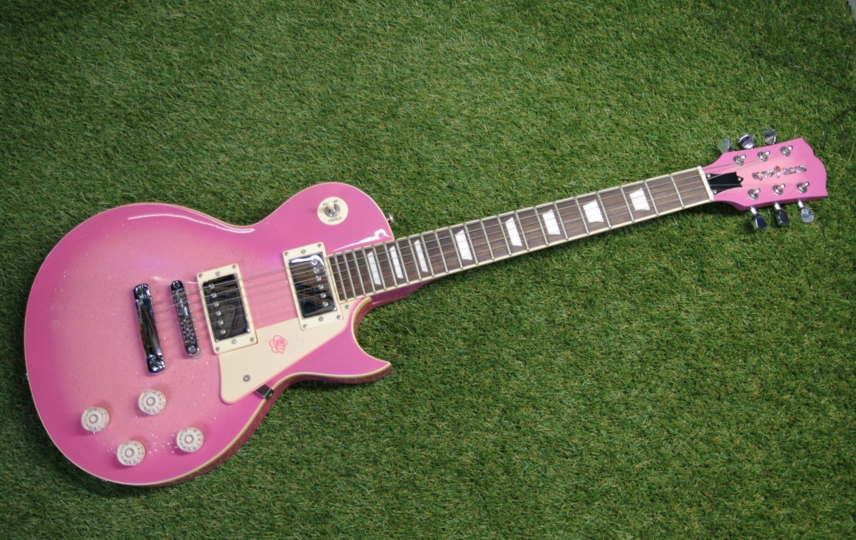 Yahoo!オークション - GYPSY ROSE GRE-2K ピンク レスポールタイプ エ