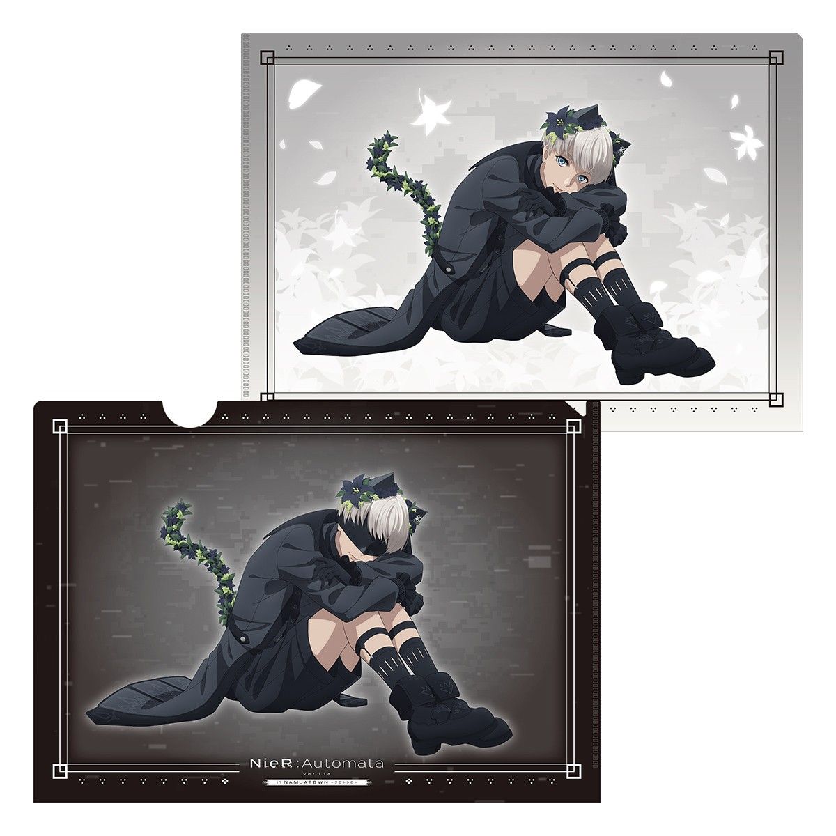 NieR Automata Ver1 1a クロトシロ A4 クリアファイル ニーア