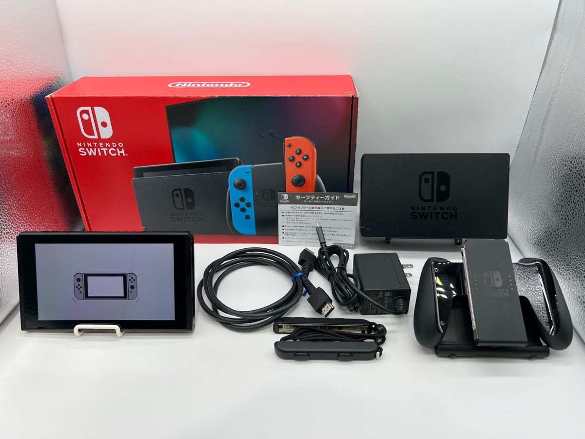 ほぼ完品・液晶美品】Nintendo Switch 本体 新型 拡張バッテリー