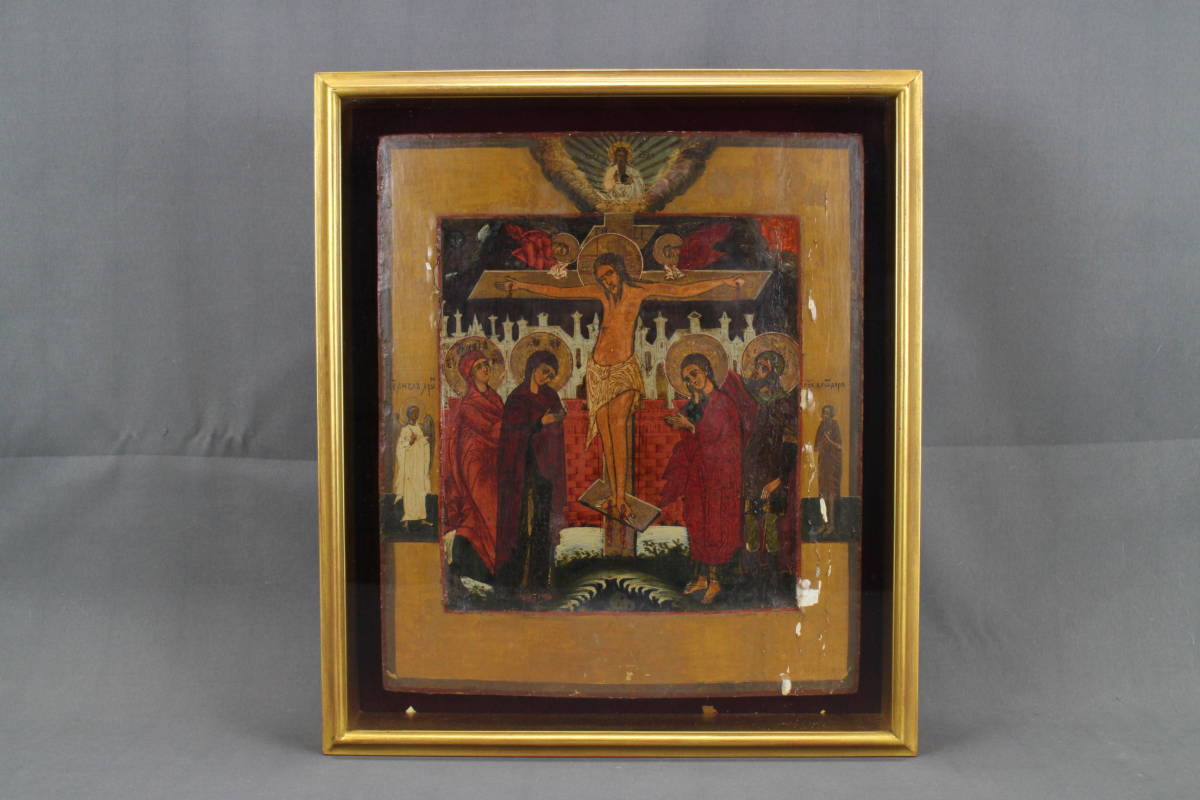 サンタプラシ 絵画 川上 順一作