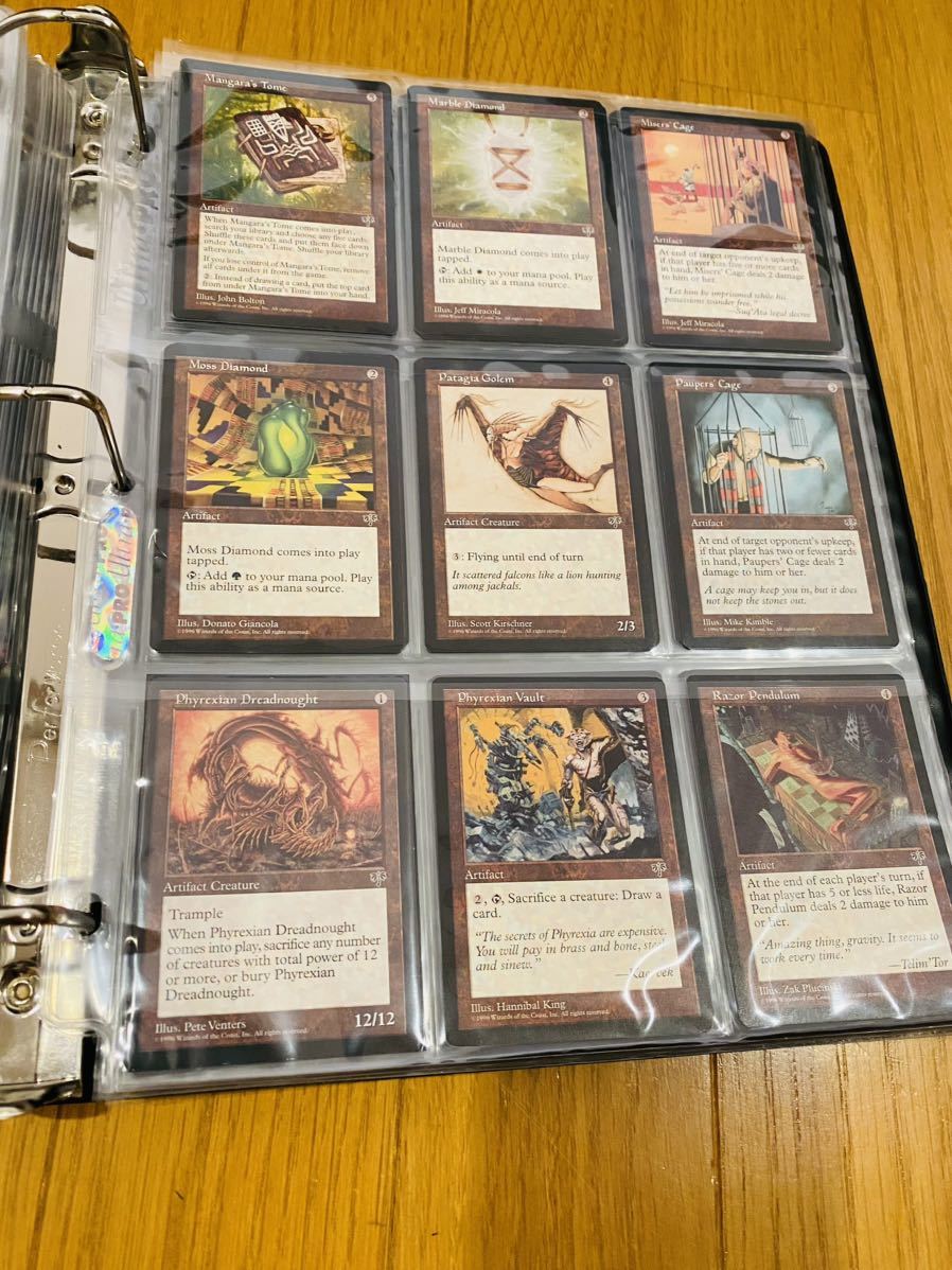 Yahoo!オークション - MTG ミラージュ コンプリートセット バインダー