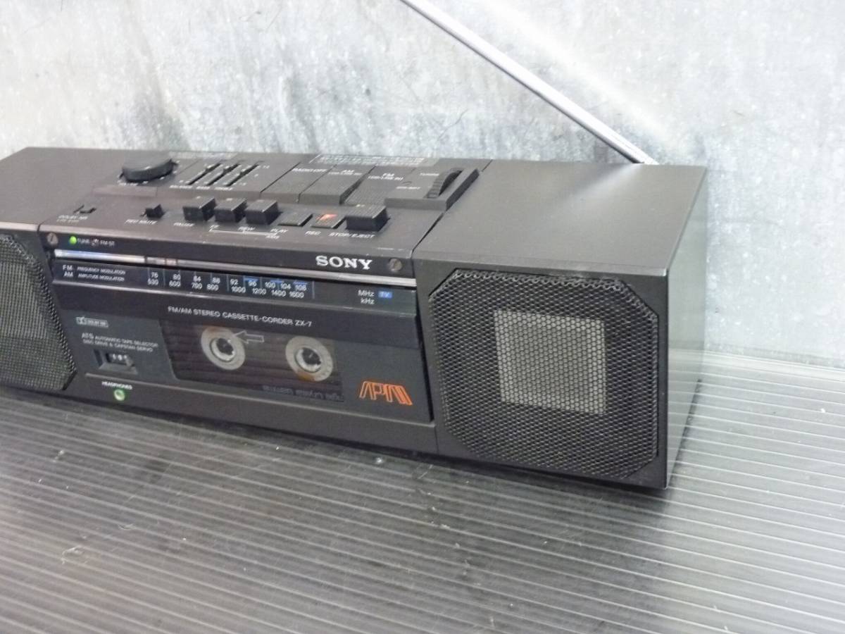 Yahoo!オークション - （Nz081070）SONY ZX-7 FM/AM ステレオ カセット